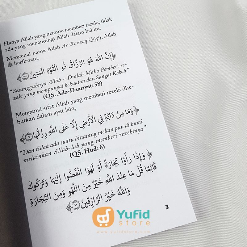 Buku Amalan Pembuka Pintu Rezeki dan Kiat Memahami Rezeki (Rumaysho) - Image 6