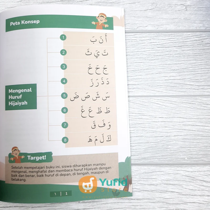 BUKU ANABA CERIA - BELAJAR MEMBACA AL-QURAN - SET 4 JILID (ZIDDU KIDS) - Image 10