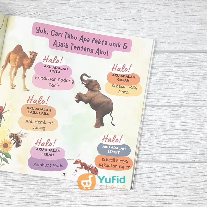 BUKU ANAK 40 FAKTA UNIK DAN AJAIB HEWAN DALAM AL QURAN (ILTIZAM KIDS) - Image 6