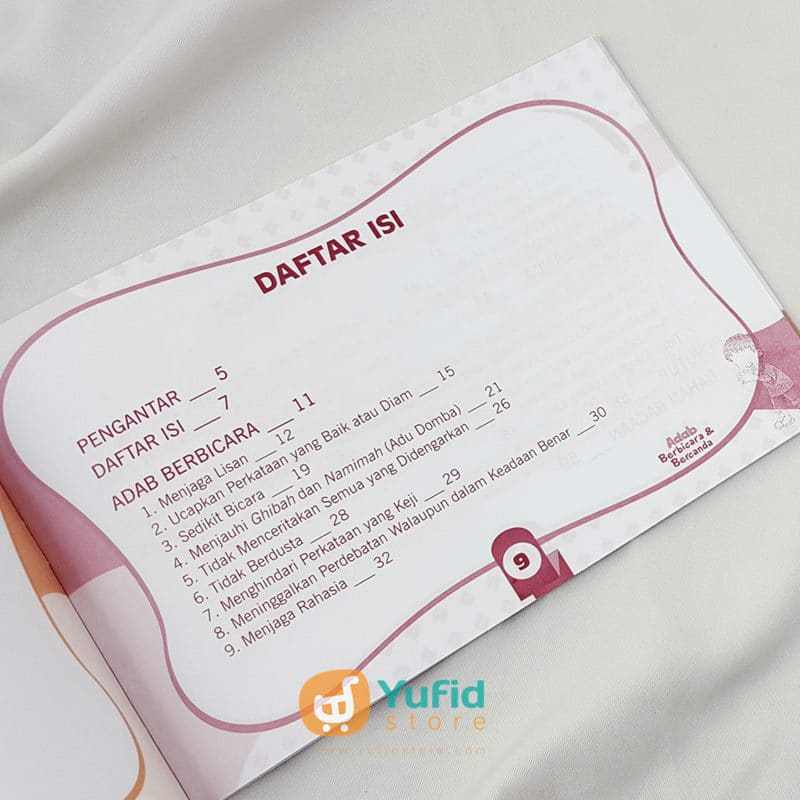 Buku Anak Adab Berbicara Dan Bercanda Sesuai Tuntunan Nabi (Media Sholih) - Image 3