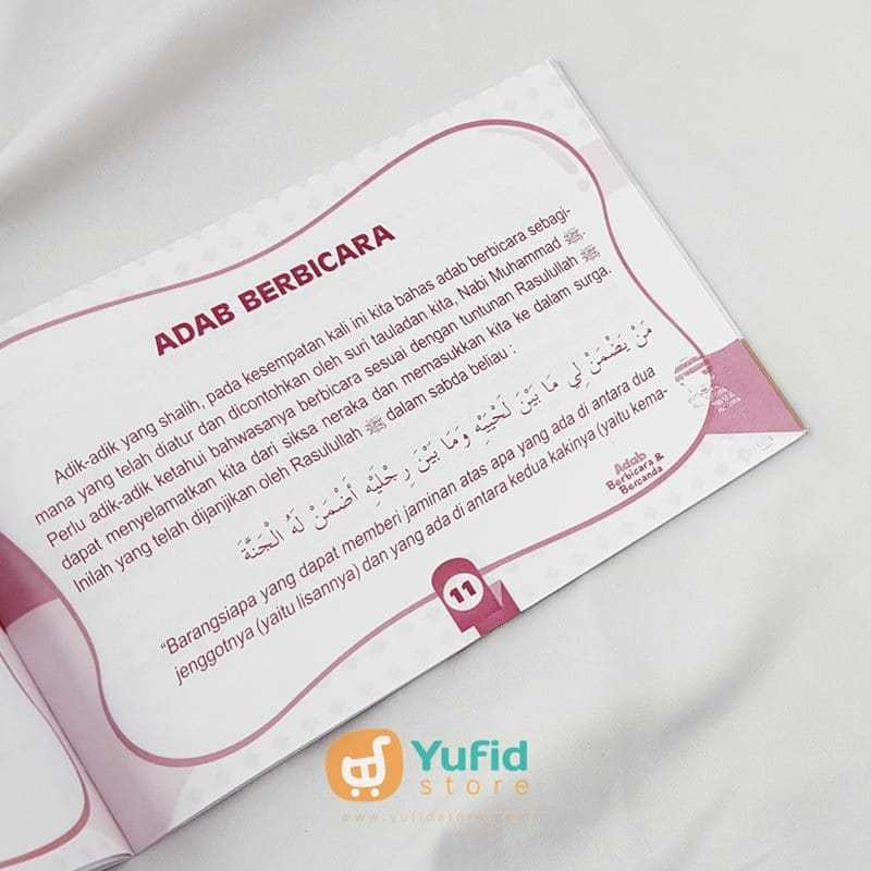 Buku Anak Adab Berbicara Dan Bercanda Sesuai Tuntunan Nabi (Media Sholih) - Image 5