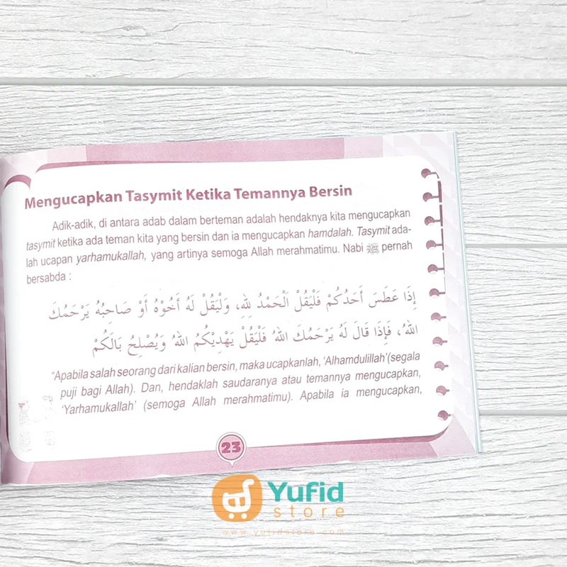 BUKU ADAB BERTEMAN SESUAI TUNTUNAN NABI (MEDIA SHOLIH) - Image 8
