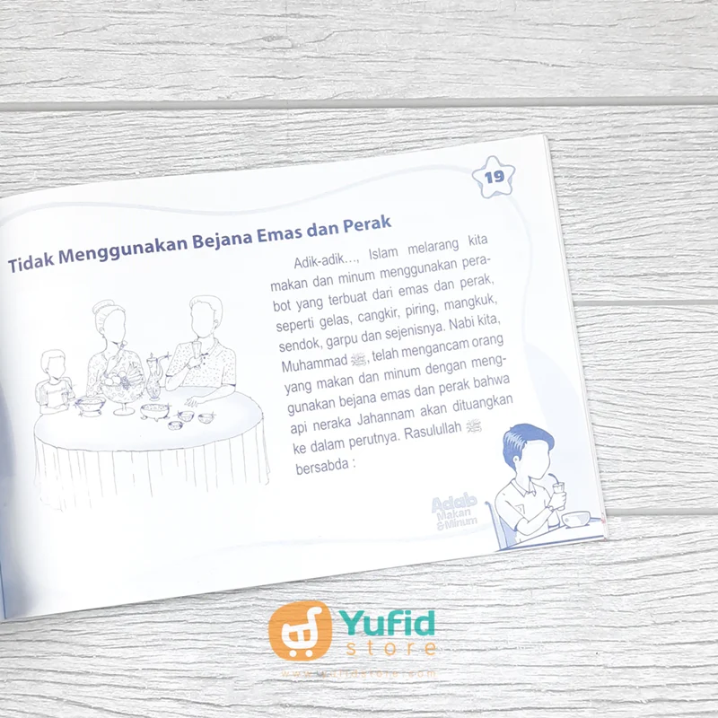BUKU ADAB MAKAN DAN MINUM SESUAI TUNTUNAN NABI (MEDIA SHOLIH) - Image 8