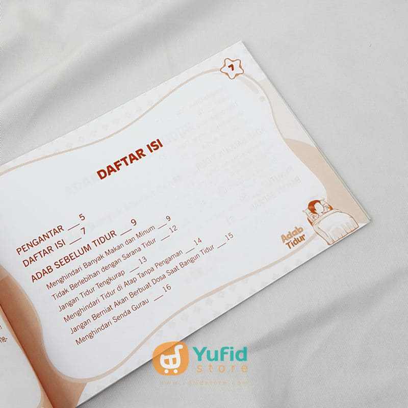 Buku Anak Adab Tidur Sesuai Tuntunan Nabi (Media Sholih) - Image 3