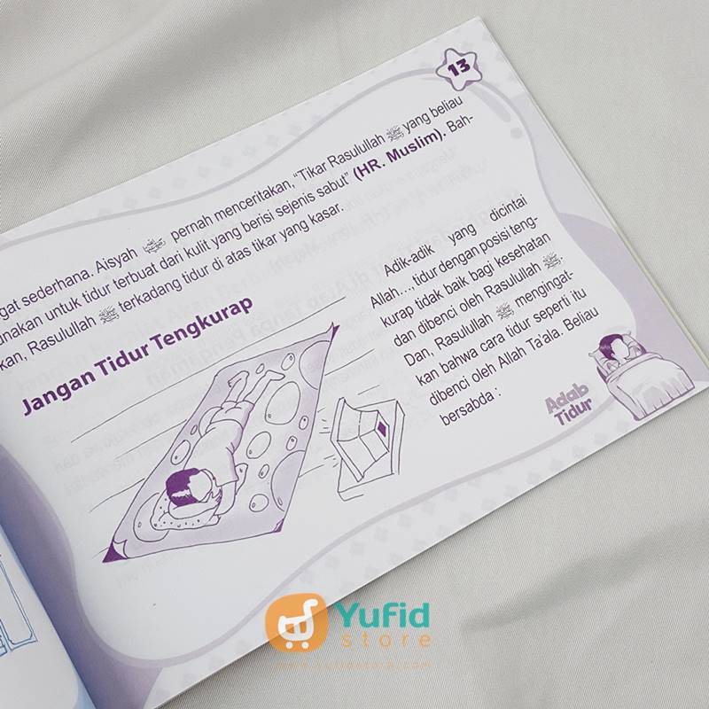 Buku Anak Adab Tidur Sesuai Tuntunan Nabi (Media Sholih) - Image 7