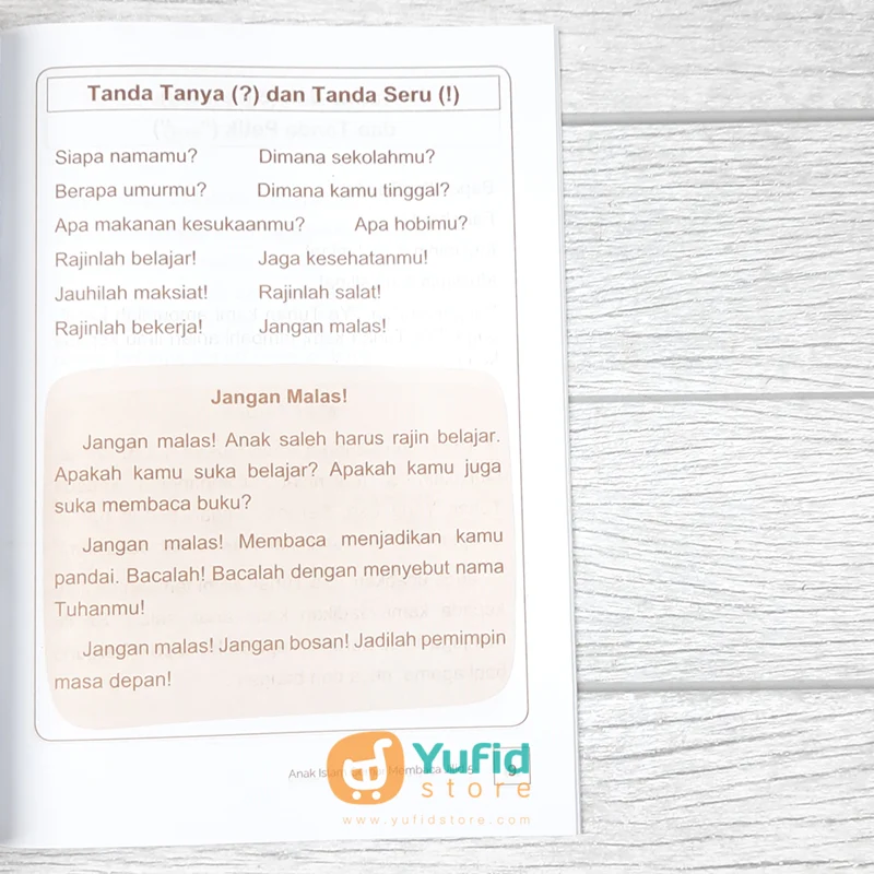 BUKU ANAK ISLAM GEMAR MEMBACA JILID 5 (BUNAYYA) - Image 6