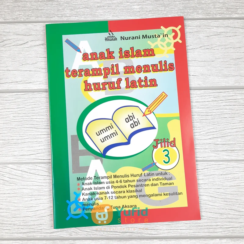 Buku Anak Islam Terampil Menulis Huruf Latin 4 Jilid (Pustaka Amanah) - Image 5