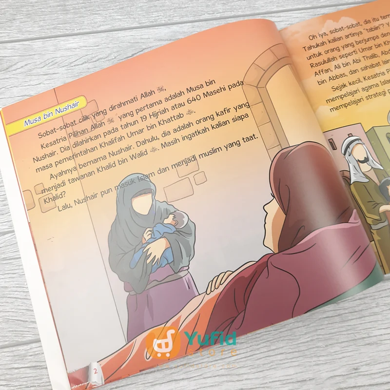 Buku Anak Kesatria Pilihan Allah Subhanahu wa Ta'ala 5 Jilid Penerbit QIDS - Image 11