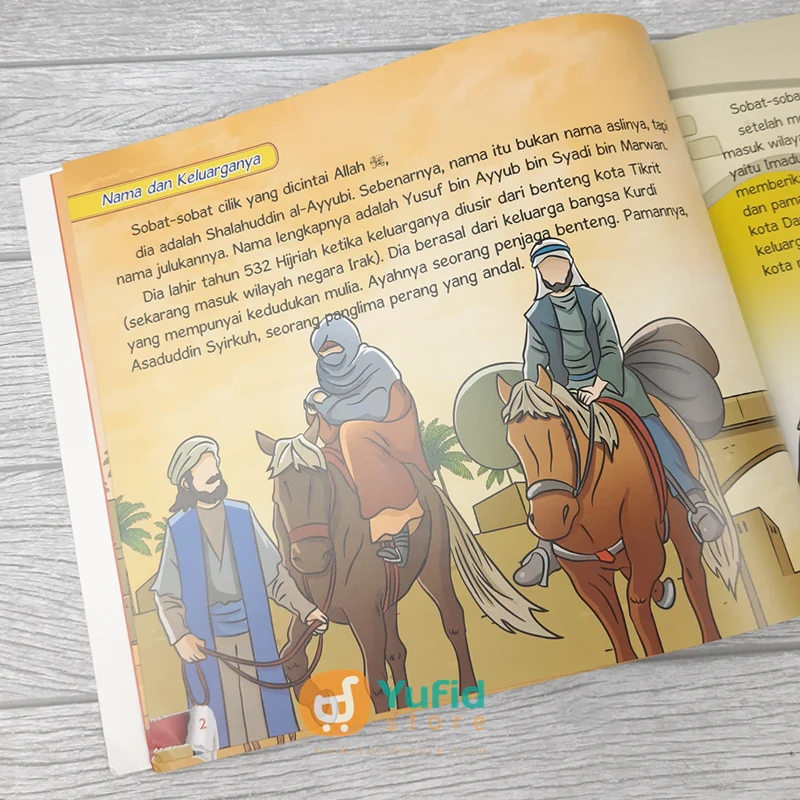 Buku Anak Kesatria Pilihan Allah Subhanahu wa Ta'ala 5 Jilid Penerbit QIDS - Image 13
