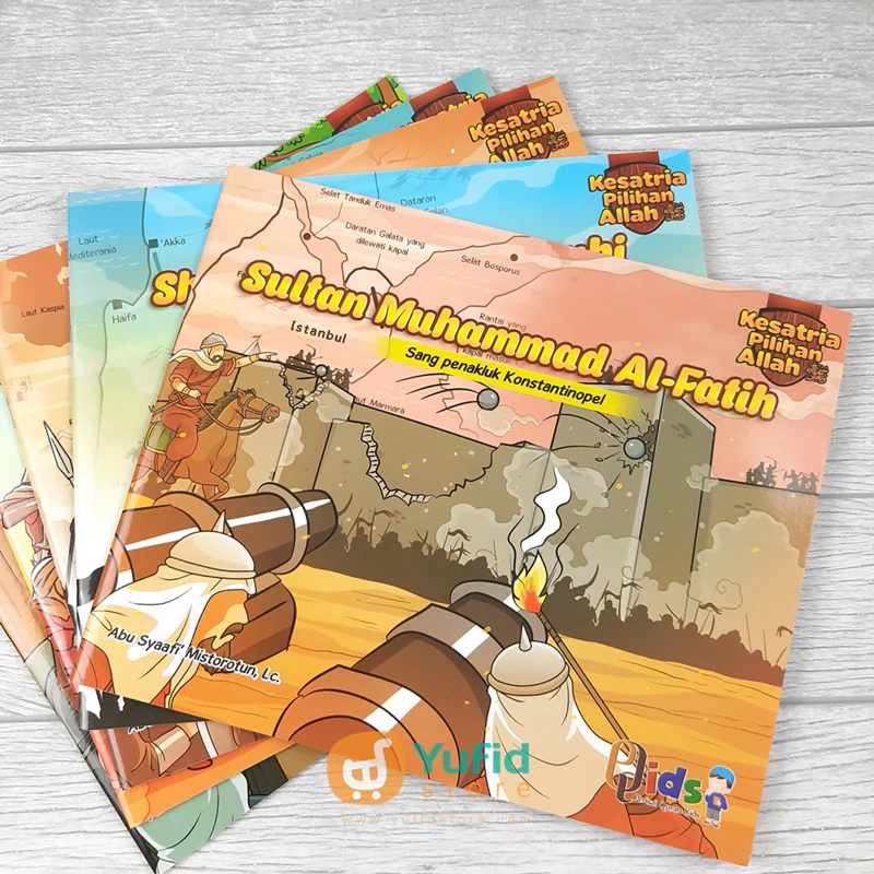 Buku Anak Kesatria Pilihan Allah Subhanahu wa Ta'ala 5 Jilid Penerbit QIDS - Image 3