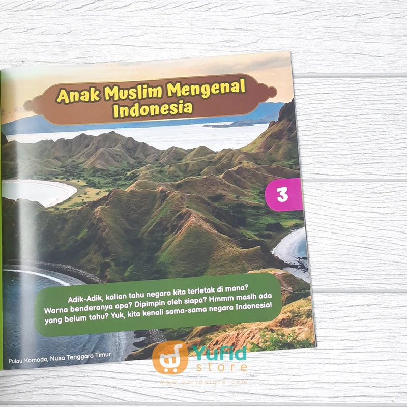 BUKU ANAK MUSLIM MENGENAL INDONESIA JILID 1 TANAH AIRKU (AT-TUQA KIDS) - Image 4