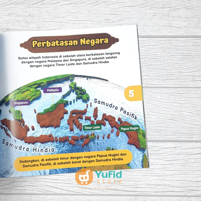BUKU ANAK MUSLIM MENGENAL INDONESIA JILID 1 TANAH AIRKU (AT-TUQA KIDS) - Image 5