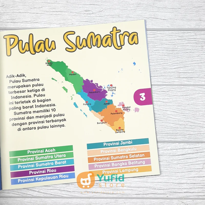 BUKU ANAK MUSLIM MENGENAL INDONESIA JILID 2 SUMATRA (ATTUQA KIDS) - Image 4