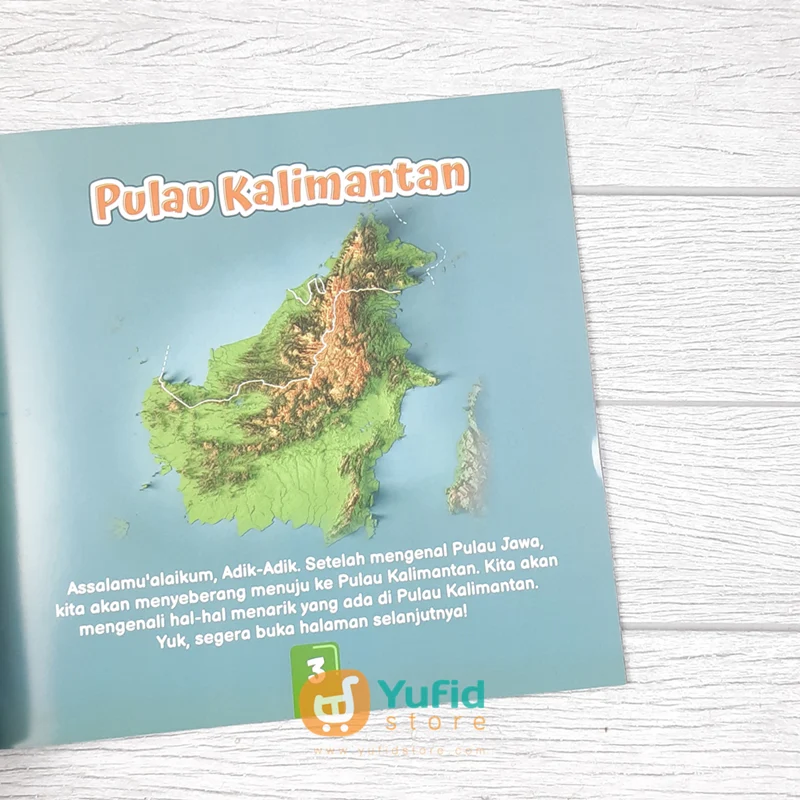 BUKU ANAK MUSLIM MENGENAL INDONESIA JILID 4 KALIMANTAN (ATTUQA KIDS) - Image 4