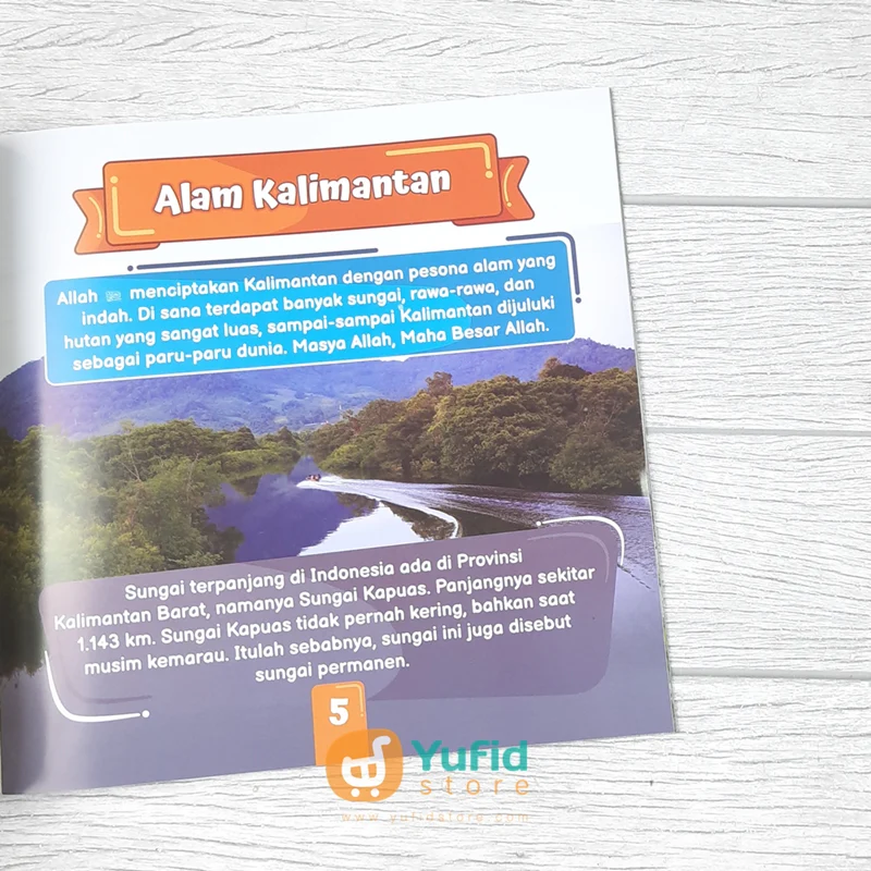 BUKU ANAK MUSLIM MENGENAL INDONESIA JILID 4 KALIMANTAN (ATTUQA KIDS) - Image 5