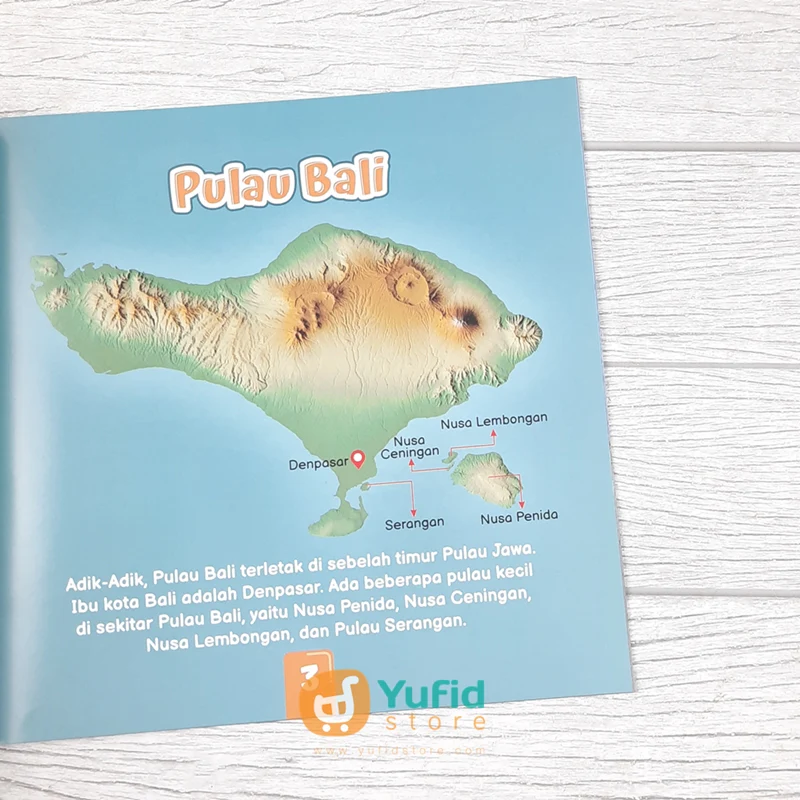 BUKU ANAK MUSLIM MENGENAL INDONESIA JILID 6 BALI, NTB, NTT, PAPUA (ATTUQA KIDS) - Image 4