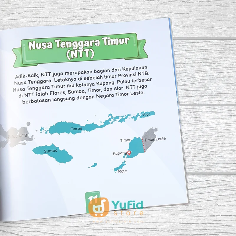 BUKU ANAK MUSLIM MENGENAL INDONESIA JILID 6 BALI, NTB, NTT, PAPUA (ATTUQA KIDS) - Image 8