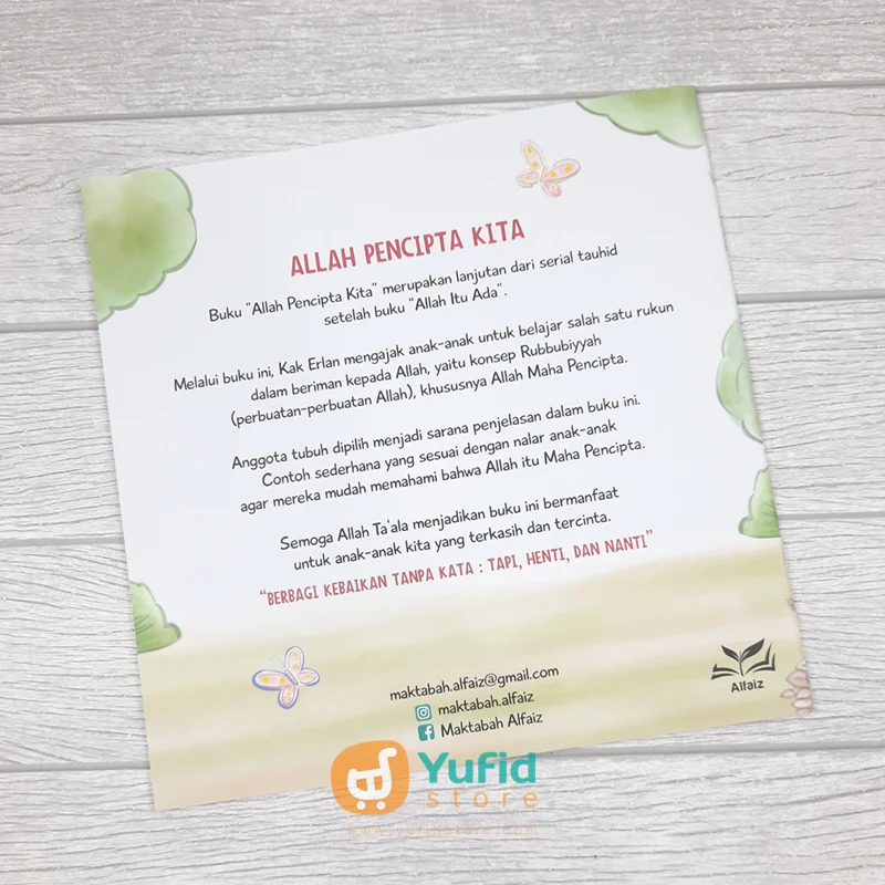 Buku Anak Seri Tauhid Allah Pencipta Kita (Maktabah Alfaiz) - Image 2