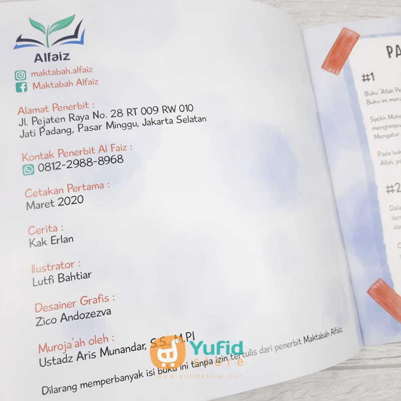 Buku Anak Seri Tauhid Allah Pencipta Kita (Maktabah Alfaiz) - Image 4