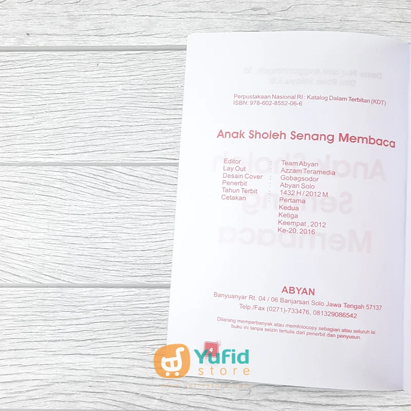 BUKU ANAK SHOLEH SENANG MEMBACA 4 JILID (ABYAN BOOKS) - Image 7