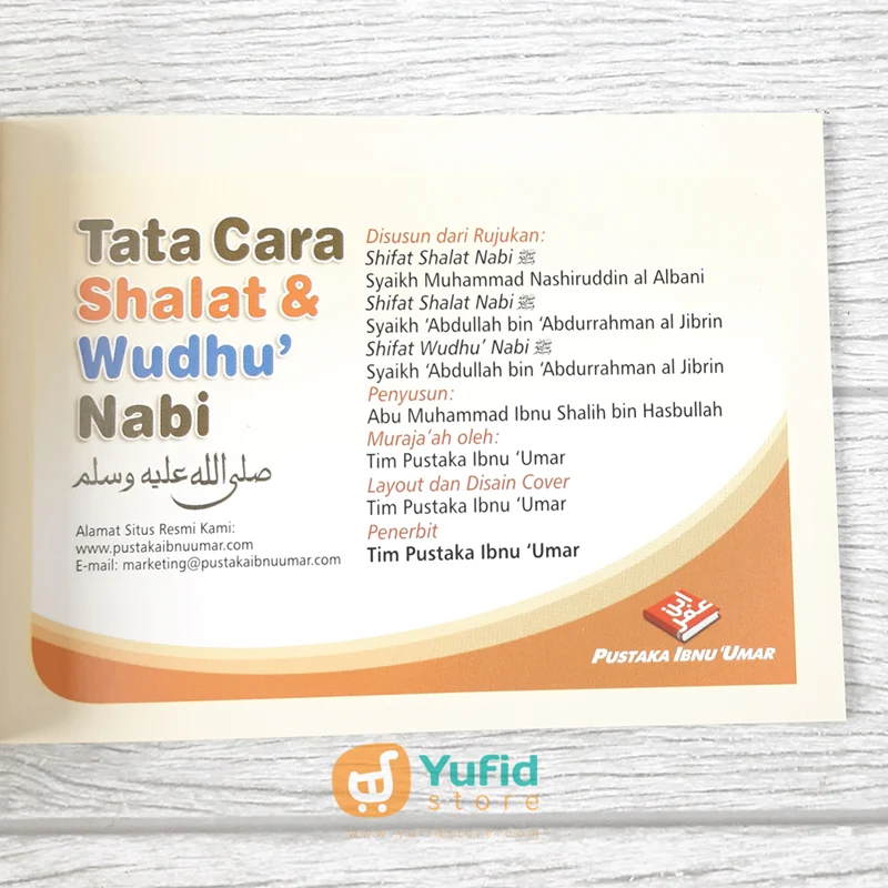 BUKU ANAK TATA CARA SHALAT DAN WUDHU NABI (PUSTAKA IBNU UMAR) - Image 3