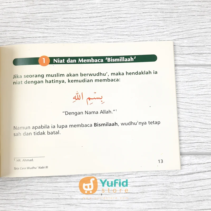 BUKU ANAK TATA CARA SHALAT DAN WUDHU NABI (PUSTAKA IBNU UMAR) - Image 6