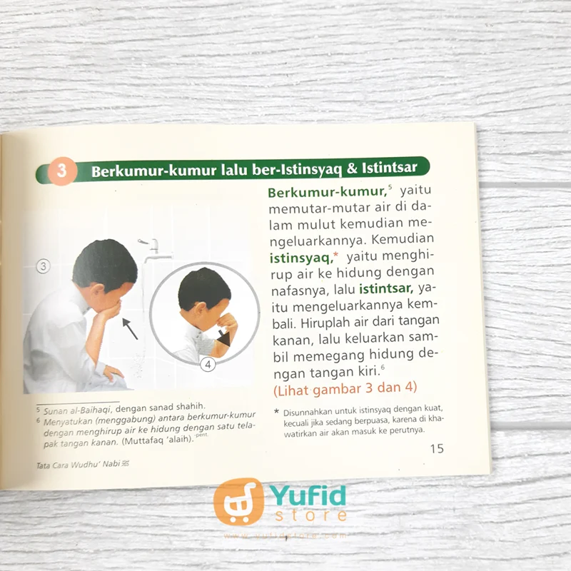 BUKU ANAK TATA CARA SHALAT DAN WUDHU NABI (PUSTAKA IBNU UMAR) - Image 7