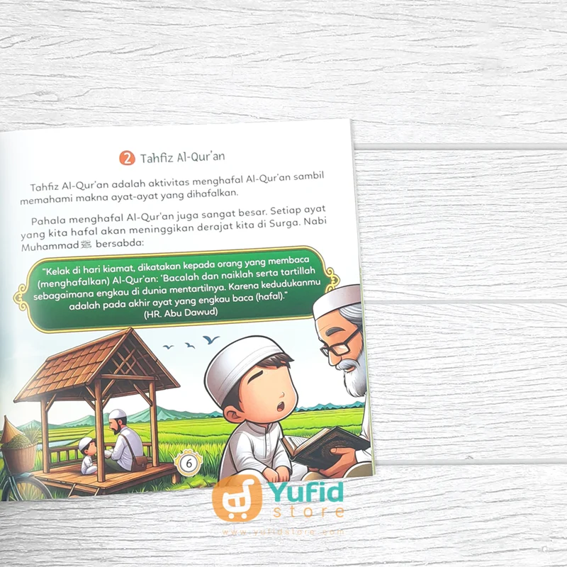 BUKU AT-TIBYAN FOR KIDS PANDUAN ADAB UNTUK ANAK DALAM BERINTERAKSI DENGAN AL-QURAN (ALFOZ KIDS) - Image 8
