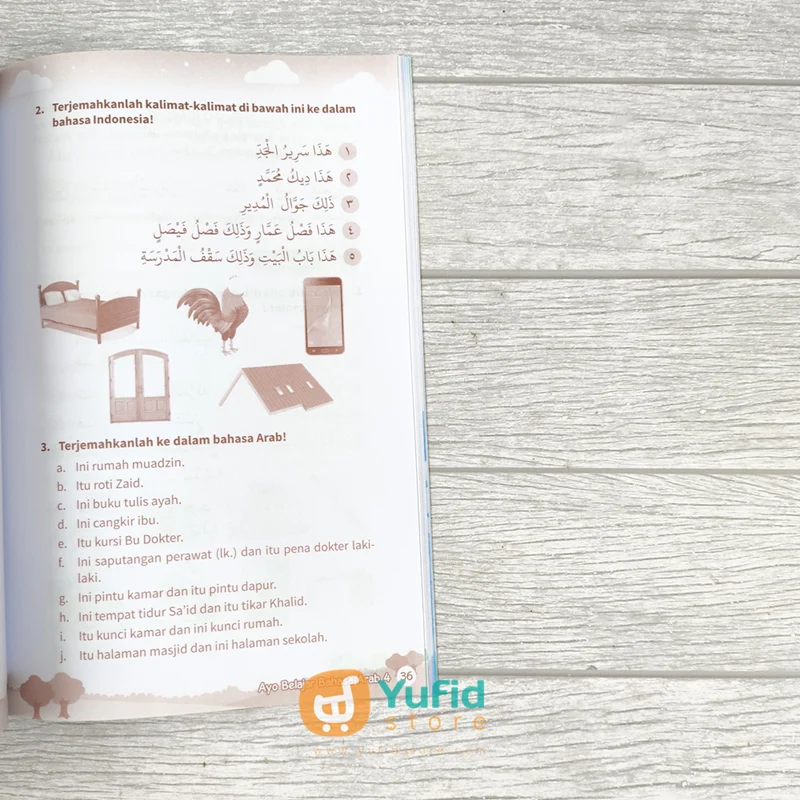 BUKU AYO BELAJAR BAHASA ARAB UNTUK KELAS 4 MI (ATTUQA) - Image 8