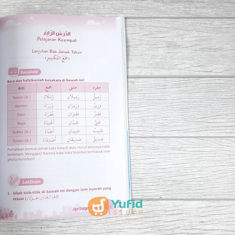 BUKU AYO BELAJAR BAHASA ARAB UNTUK KELAS 6 MI (ATTUQA) - Image 6