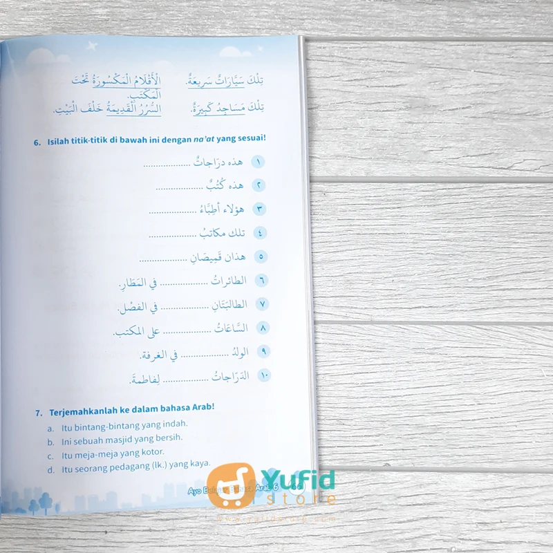 BUKU AYO BELAJAR BAHASA ARAB UNTUK KELAS 6 MI (ATTUQA) - Image 8