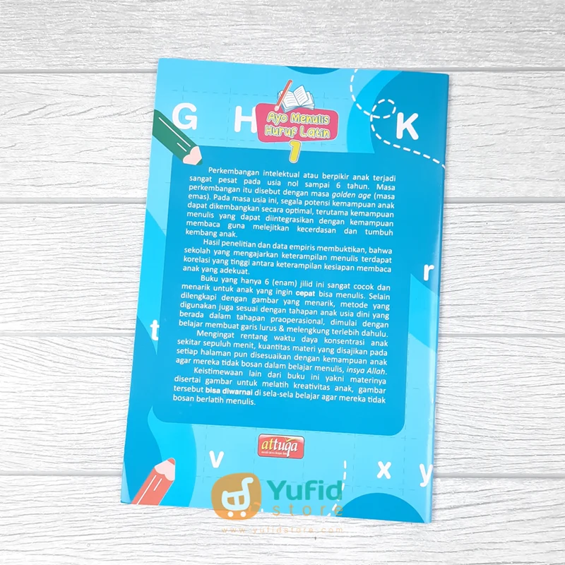 BUKU AYO MENULIS HURUF LATIN JILID 1 (ATTUQA) - Image 2