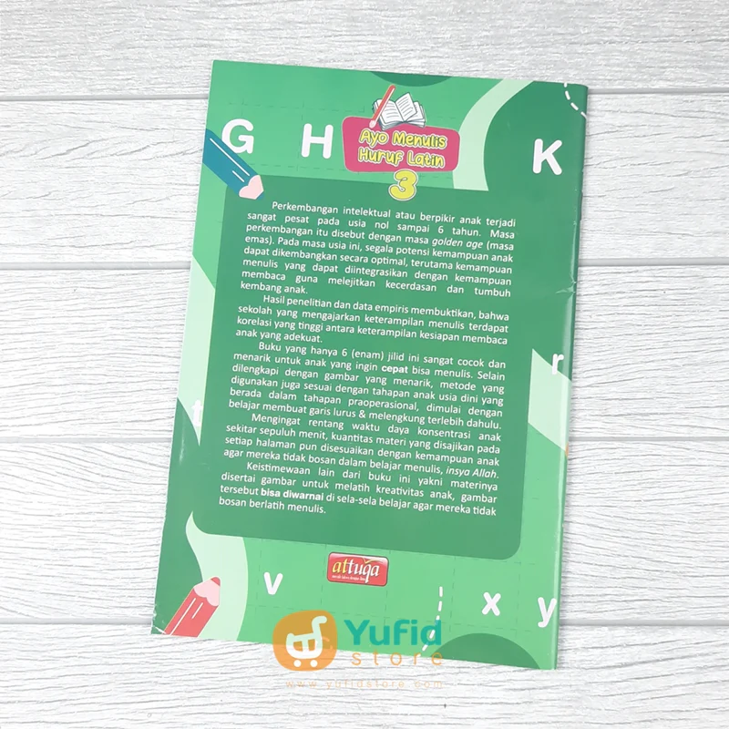 BUKU AYO MENULIS HURUF LATIN JILID 3 (ATTUQA) - Image 2