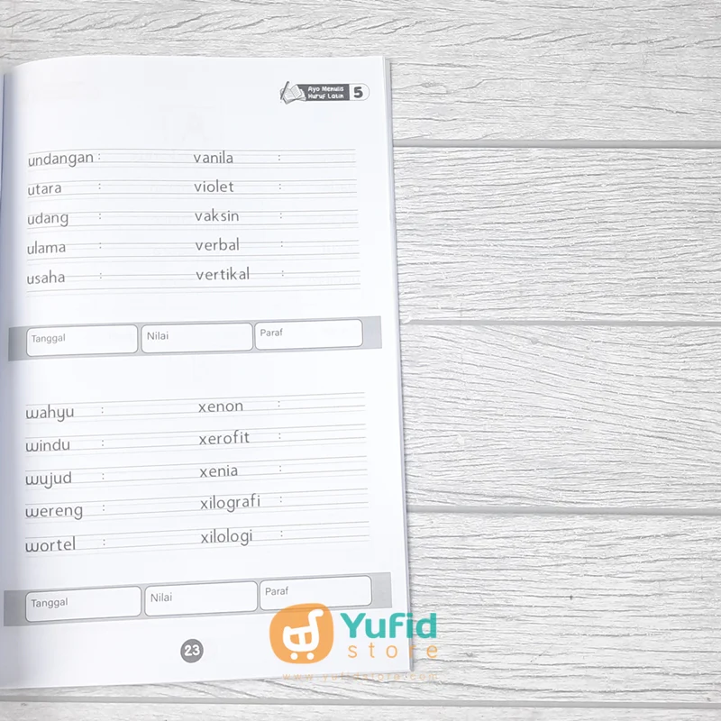 BUKU AYO MENULIS HURUF LATIN JILID 5 (ATTUQA) - Image 7