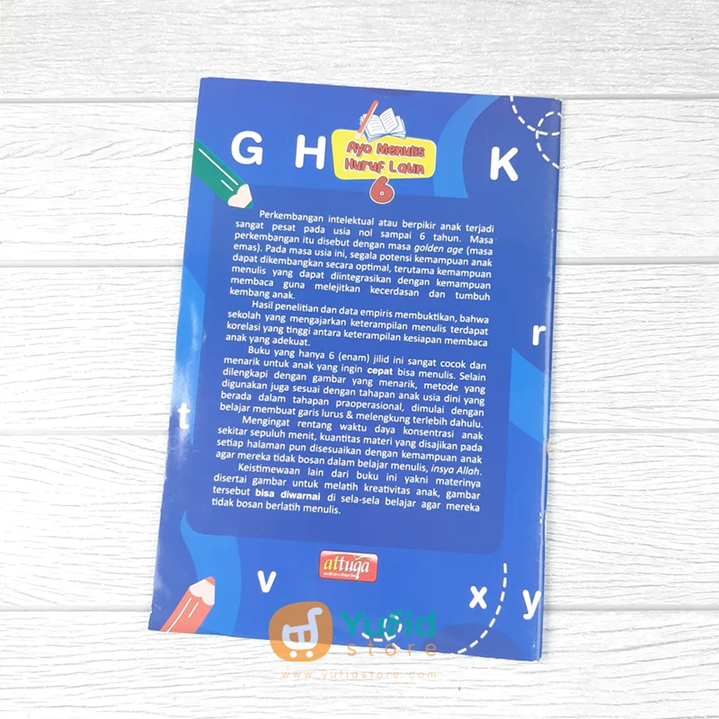BUKU AYO MENULIS HURUF LATIN JILID 6 (ATTUQA) - Image 2