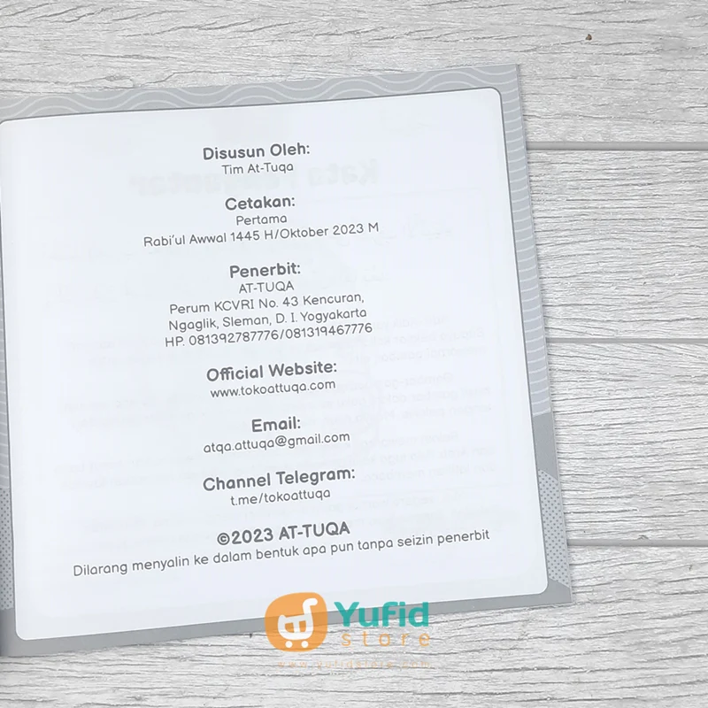BUKU AYO MEWARNAI TEMA PERLENGKAPAN SEKOLAH SERI 3 (AT-TUQA) - Image 3