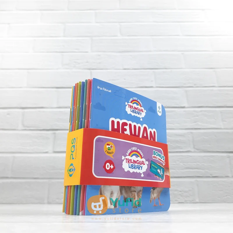 BUKU BABY FIRST WORDS TRILINGUAL LIBRARY (PQS)