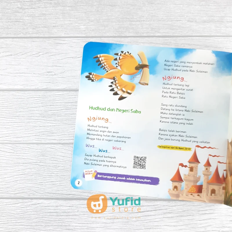 BUKU BABY STORIES BOOK HEWAN-HEWAN DALAM AL-QURAN (PQS) - Image 3