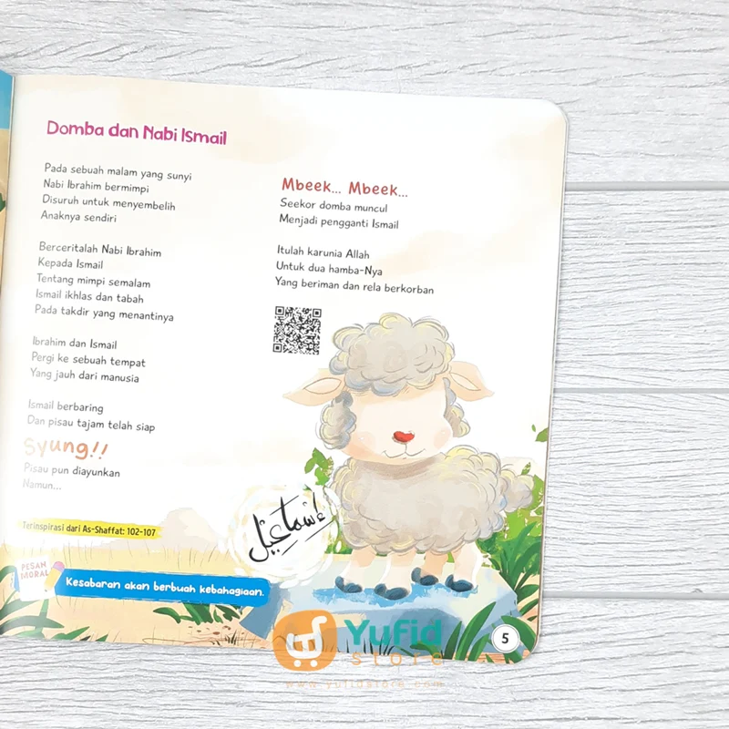 BUKU BABY STORIES BOOK HEWAN-HEWAN DALAM AL-QURAN (PQS) - Image 5