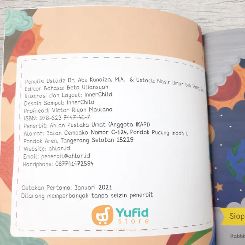 BUKU BACA TULIS ANAK MUSLIM PERTANYAAN TAUHID (AHLAN) - Image 3