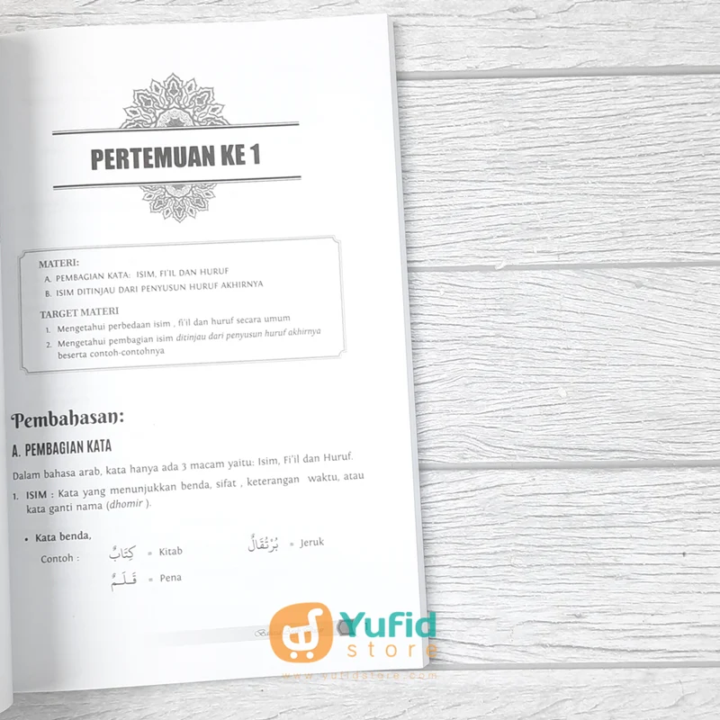 BUKU BAHASA ARAB DASAR UNTUK PEMULA (PUSTAKA AL FURQON) - Image 7