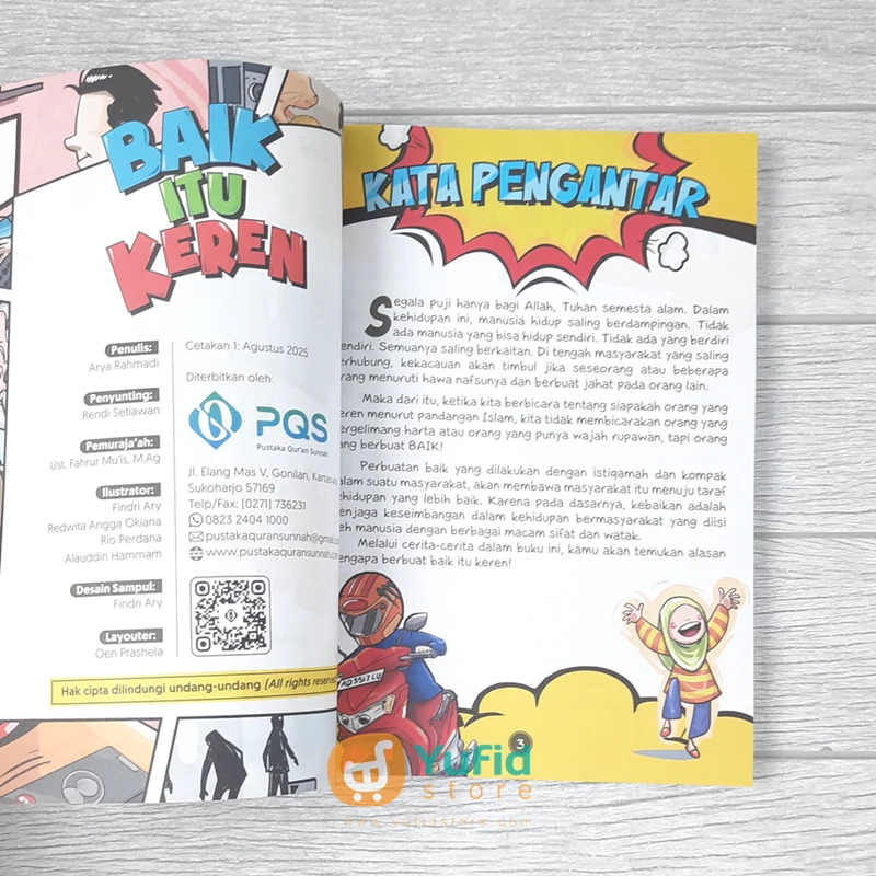BUKU KOMIK TELADAN BAIK ITU KEREN - KEBAIKAN KECIL YANG MEMBERIKAN HASIL LUAR BIASA (PQS) - Image 3