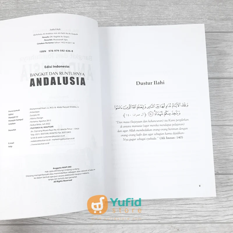 BUKU BANGKIT DAN RUNTUHNYA ANDALUSIA (PUSTAKA AL-KAUTSAR) - Image 3