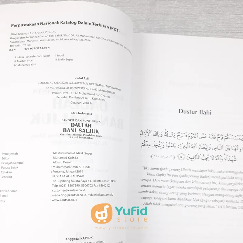 BUKU BANGKIT DAN RUNTUHNYA DAULAH BANI SALJUK (PUSTAKA AL KAUTSAR) - Image 3