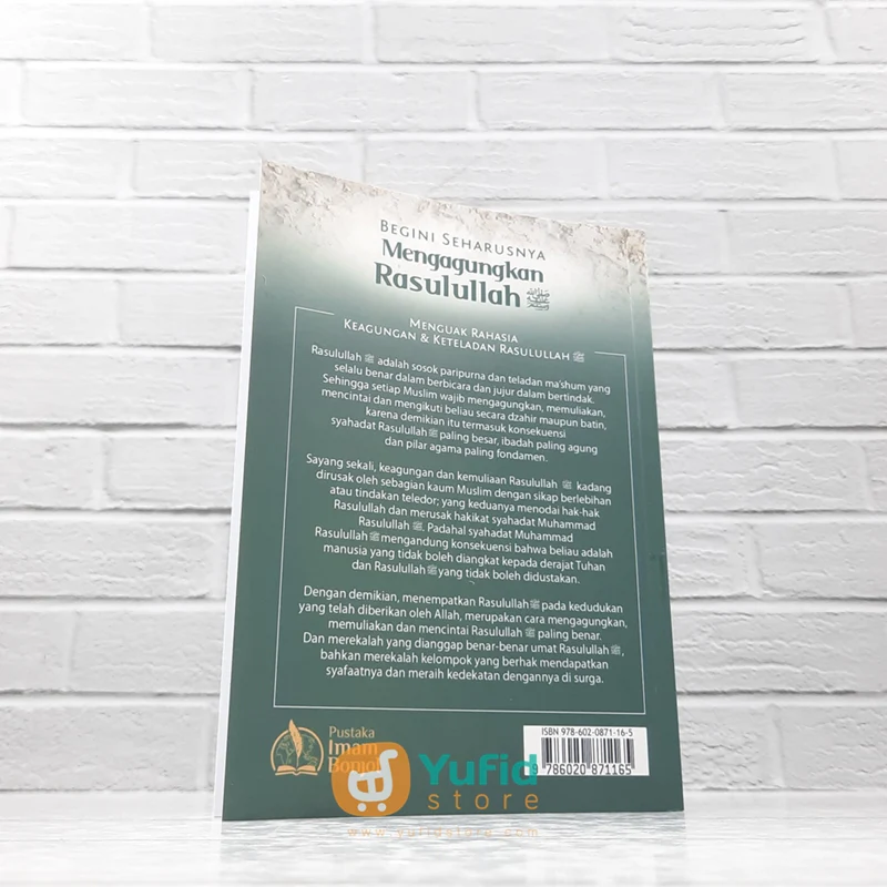 BUKU BEGINI SEHARUSNYA MENGAGUNGKAN RASULULLAH (PUSTAKA IMAM BONJOL) - Image 2