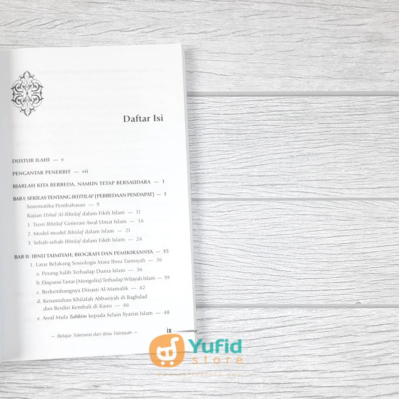 BUKU BELAJAR TOLERANSI DARI IBNU TAIMIYAH (PUSTAKA AL-KAUTSAR) - Image 4