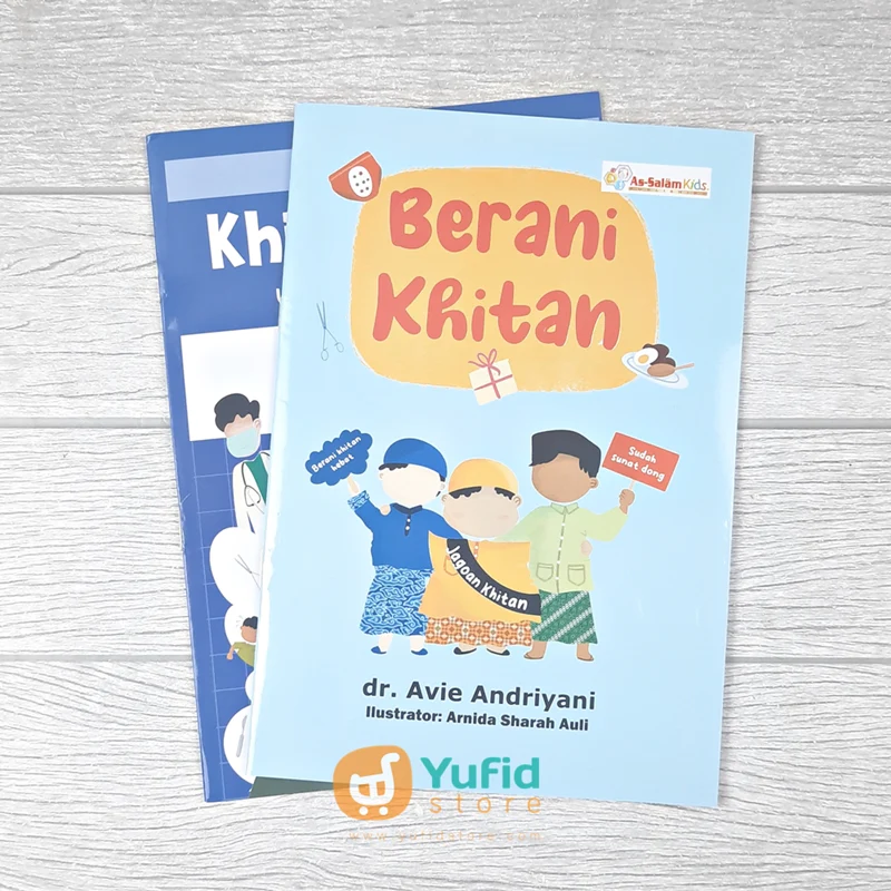 BUKU BERANI KHITAN - SET 2 BUKU (AS-SALAM KIDS)