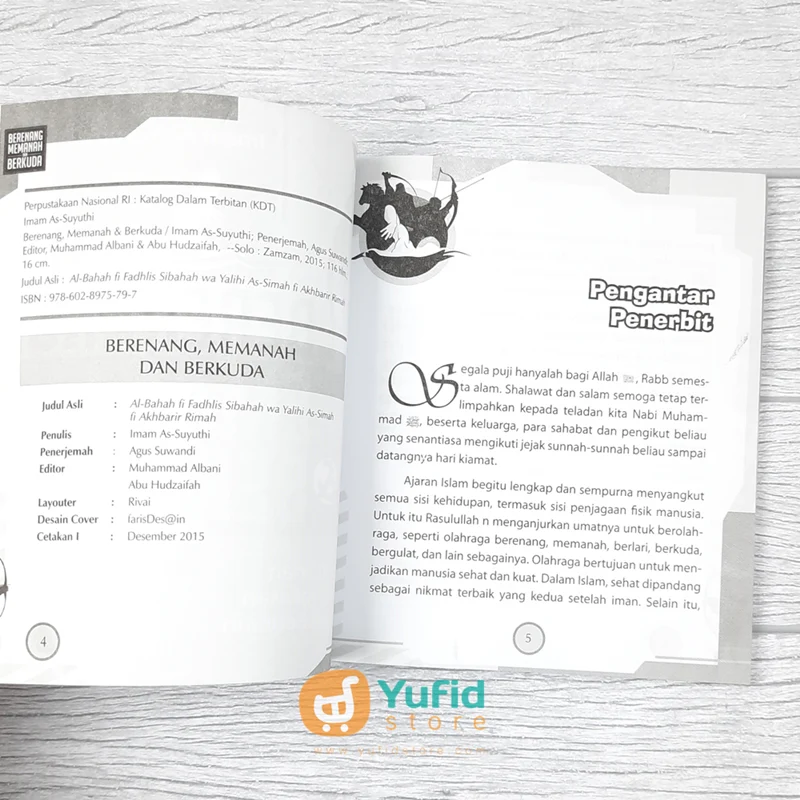 BUKU BERENANG MEMANAH DAN BERKUDA PERMAINAN KETANGKASAN KAUM BERIMAN (ZAMZAM PUBLISHING) - Image 3