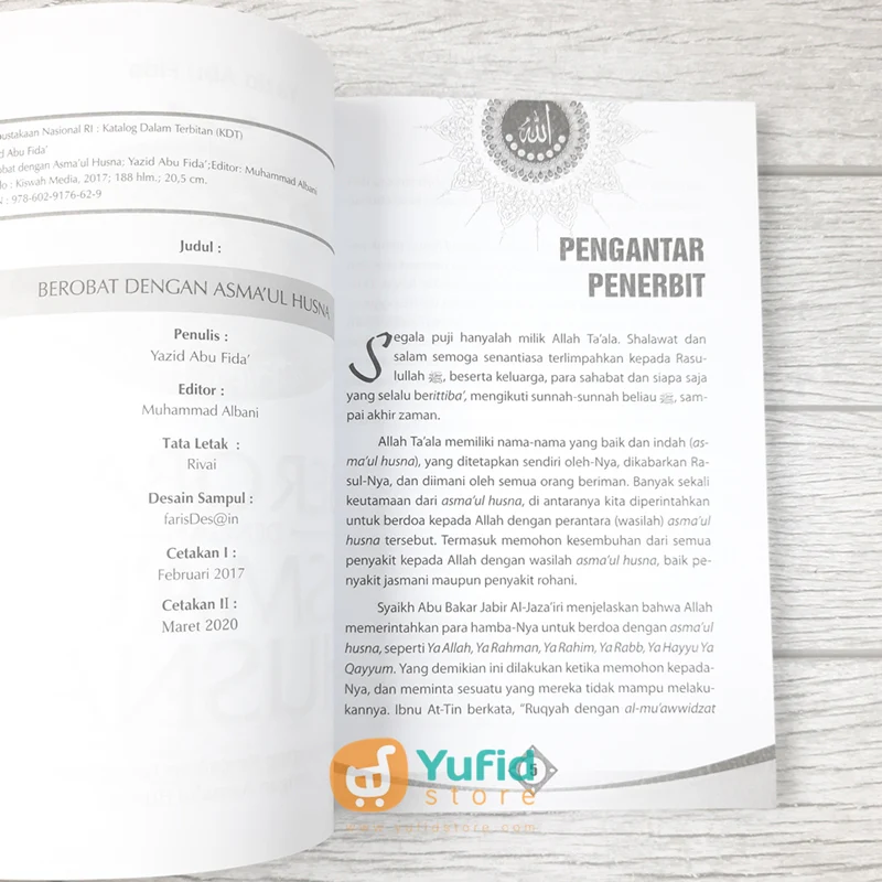 BUKU BEROBAT DENGAN ASMAUL HUSNA (KISWAH MEDIA) - Image 3