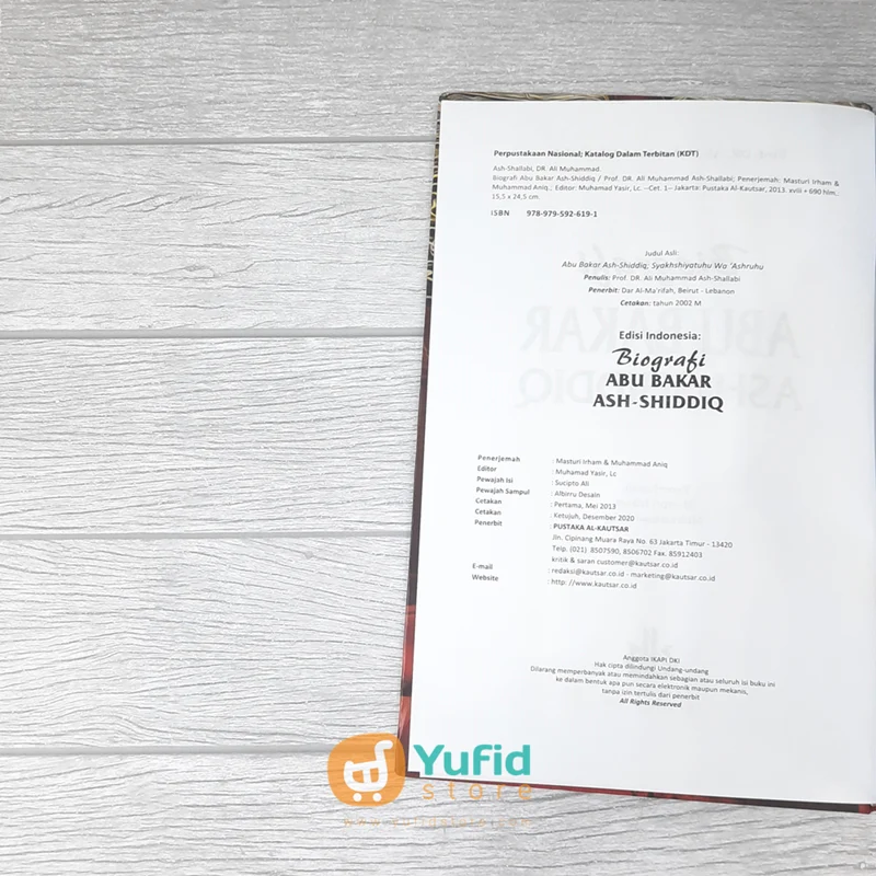 BUKU BIOGRAFI ABU BAKAR ASH-SHIDDIQ (PUSTAKA AL-KAUTSAR) - Image 3